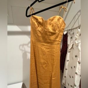 NWT authentic reformation linen dress in US6